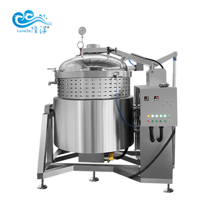 Olla a presión de vapor de Gas eléctrica completamente automática de acero inoxidable Industrial para hervir al vapor Peranakan Bola de masa hervida de arroz glutinoso - Product Image 2