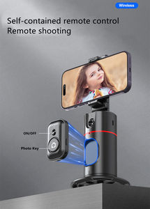 Meilleur trépied de téléphone rotatif à 360 degrés stabilisateur de lumière de bâton de selfie automatique pour l'enregistrement vidéo de téléphone portable <span class=keywords><strong>en</strong></span> direct - Product Image 5