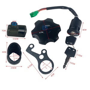 Suzuki Suzuki <span class=keywords><strong>DR</strong></span>-Z400SM 37101-29811 37101-29812 için motosiklet ATV kontak anahtarı koltuk kilidi - Product Image 2