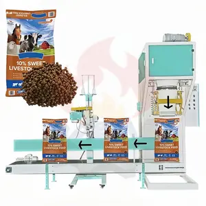 Machine d'emballage avec dispositif de pesage Machine d'emballage de granulés d'aliments pour animaux de compagnie fabriquée en Chine