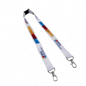 High Quality RPET <b>Polyester</b> Id Card Holder <b>Lanyards</b> with Silk Screen Printing - Product Image 2