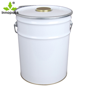 Seau métallique de 18 L avec couvercle, capacité 18 kg, en fer blanc de qualité alimentaire, impression personnalisée, vente directe usine - Product Image 4