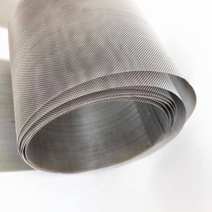 304/316L Stainless Steel Plain Woven <b>Mesh</b> Cutting Wire <b>Mesh</b> Roll for Filter <b>Screen</b> for Liquids and Powders - Product Image 1