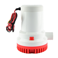 Pompe de cale submersible 12V 24V DC pour yacht et bateau 1500GPH