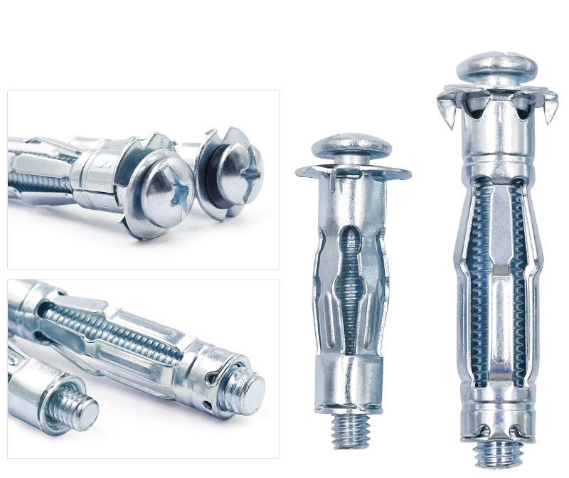 Оптовая продажа, самая низкая цена, клин из нержавеющей стали 304, анкерный болт, расширение, шестигранная шайба, гайка, болт, анкер, алюминиевый кабельный зажим