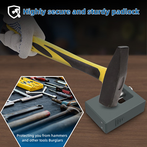 Cadenas intelligent à <span class=keywords><strong>empreinte</strong></span> <span class=keywords><strong>digitale</strong></span>, Serrure biométrique sans clé pour la salle de sport, les bagages et l'extérieur - Product Image 6