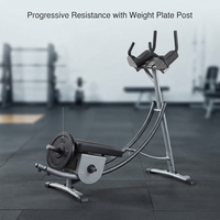 Appareil de musculation abdominale pliable avec écran LCD, modèle de base, personnalisable avec votre marque