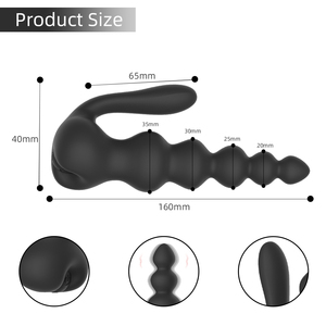 USB şarj yetişkin seks oyuncakları G Spot stimülasyon ile Anal <span class=keywords><strong>Plug</strong></span> vibratör - Product Image 5