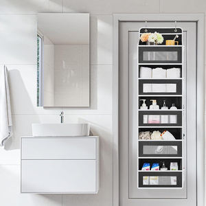 Organizador de bolsa de almacenamiento colgante con ventana para sala de estar, dormitorio, hogar, organizador de almacenamiento sobre la puerta - Product Image 4