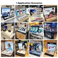 Exhibidor de Auriculares de Acrílico de Última Generación, Solución Interactiva Personalizada para Mostradores de Exhibiciones y Tiendas de Electrónicos