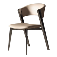 Ensemble de chaises de table modernes à dossier haut en similicuir de luxe, style italien nordique, en cuir rafraîchissant, pour hôtel, restaurant, repas en extérieur, style designer