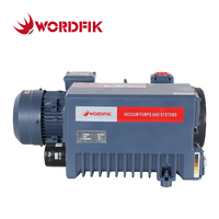 Pompa Vakum Rotary Vane Berpelumas Oli Wordfik PVX63 2HP 63m3/h 0.5mbar untuk Pengemasan Pengeringan Makanan Impregnasi