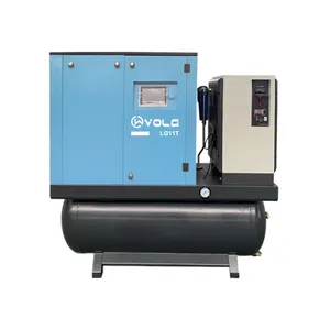 11KW 15KW 16bar 8bar Integrated industrial air compressor, using electricity, energy saving and environmental protection