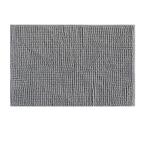 Alfombra de Baño Rectangular de Chenilla de Pelo Corto, Antideslizante, Absorbente, Lavable a Máquina, de Color Sólido - Product Image 4