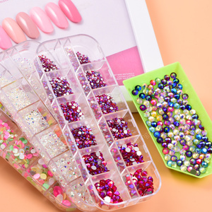 Bling 1440PCs Box Set Rhinestone no caliente en Bulk Setter Tool Nails Art Accesorio Rhinestones Crystal <span class=keywords><strong>AB</strong></span> para decoración de uñas - Product Image 3