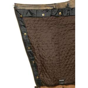 Chaps à doublure thermique marron en cuir 2025 pour hommes MLM5500 doublure thermique amovible pour vêtements de moto et de course automobile - Product Image 2