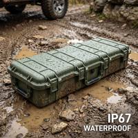 Étui de protection pour armes longues personnalisé, professionnel, étanche IP 67, résistant aux chocs, en plastique rigide PP avec mousse