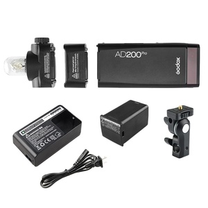 Flash d'extérieur Godox AD200Pro TTL 2.4G 1/8000 HSS 0.01-1.8s Recyclage 200Ws Flash de poche <span class=keywords><strong>AD200</strong></span> <span class=keywords><strong>Pro</strong></span> avec batterie 2900mAh - Product Image 5