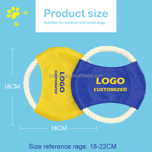 Juguetes Voladores para Perros <span class=keywords><strong>de</strong></span> Tela Resistente con Logotipo Personalizado Promocional <span class=keywords><strong>de</strong></span> Alta Calidad 2026, Cuerda <span class=keywords><strong>de</strong></span> Algodón Tejida, Tamaño Pequeño - Product Image 6