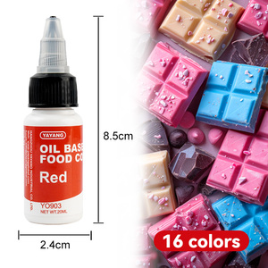 Màu hồng 20ml Halal cho dầu dự<span class=keywords><strong>a</strong></span> trên chất lỏng màu thực phẩm trong chai cho bánh trang trí bánh sô cô la đ<span class=keywords><strong>a</strong></span> màu sắc sử dụng - Product Image 3