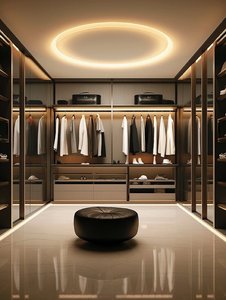 Luxury Walk-In <strong>Closet</strong> Wardrobe, Exquisite Craftsmanship and Space <strong>Utilization</strong> - Product Image 2