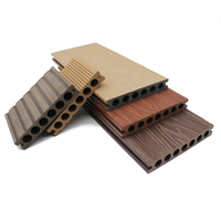 Revêtement de terrasse en WPC co-extrudé moderne, imperméable, anti-décoloration, résistant aux fissures, double couleur, garantie 5 ans, vente en gros