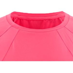 Camiseta de Manga Corta con Cuello Redondo, Estilo Urbano, Ecológica, Transpirable, para Mujer, Bordada, de Algodón Orgánico Sólido - Product Image 2