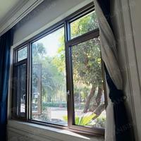 Suministro Directo de Fábrica, Ventanas de Aluminio con Rotura de Puente Térmico para Villas y Hoteles en Vietnam, Ventana Abatible de Gran Tamaño