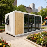 Cabine Apple Tiny, maison modulaire préfabriquée, villa, complexe hôtelier, glamping, lodge de jardin, cabine, unité de vie en plein air, retraite écologique, camping