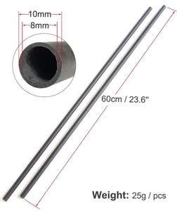 Suministro Directo de Fábrica, Tubo de Fibra de Carbono 100% Personalizado, Varilla de Carbono Forjado de Múltiples Especificaciones, Tejido 3K Twill/Plain Brillante/Mate - Product Image 5