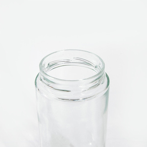 Pot en verre rond à large ouverture de 720 ml, personnalisé, transparent, écologique, recyclable, avec couvercle en métal, pour le stockage de bonbons, de gelées, de biscuits et d'aliments - Product Image 3