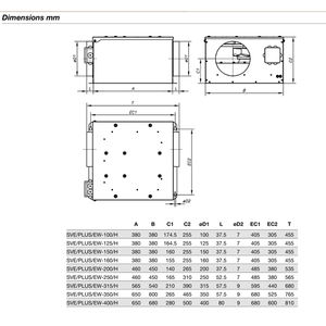Ventilateurs extracteurs en ligne SODECA à faible bruit, intégrés dans un boîtier insonorisant et phonofuge de 40 mm pour la ventilation - Product Image 4
