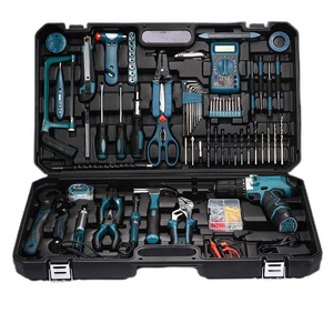 Juego de Herramientas Multifunción Portátil de 160 Piezas, Juego de Alicates de Uso Diario, Juego de Herramientas de Reparación de Automóviles, Cinta Métrica, Martillo, Llave Hexagonal para Automóvil - Product Image 1