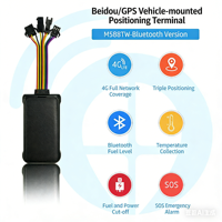 GPS Bluetooth 4G yang Sangat Skalabel untuk Pemantauan Bahan Bakar Mobil, Pemantauan Suhu dan Kelembapan, Pelacak GPS 4G