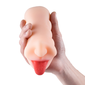 オーラルセックス 男性用マスターベーション 舌で舐める 女の子 スイングスタイル リアルタッチ 口でマスターベーションするカップ 男性用セックストイ - Product Image 3