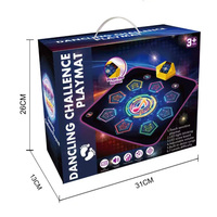 Tapis de danse électronique pour enfants, avec éclairage LED et affichage des scores, jeu musical pour garçons et filles