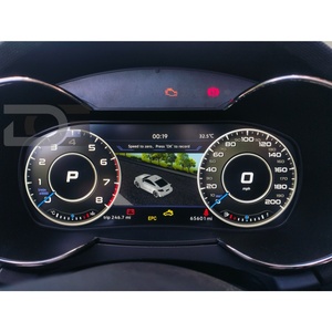 แผงหน้าปัดรถยนต์ดิจิตอล LCD สำหรับรถ <span class=keywords><strong>Audi</strong></span> A3 Q2 <span class=keywords><strong>Q3</strong></span> A4 B9 A5 F5 Fy Q7 4เมตรแผงหน้าปัดแผงหน้าปัดแผงหน้าปัดวัดความเร็วอุปกรณ์ตกแต่งรถยนต์ - Product Image 4