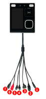 Terminal de contrôle d'accès à écran tactile de 5 pouces |   Prise en charge des codes Palm Vein/ID/IC/QR | IP65 |   RK3568 |   Moteur de serrure électrique directe