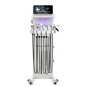 Machine de beauté Hydra Dermabrasion 9 en 1, sondes multiples, nettoyage en profondeur de la peau, élimination des points noirs, blanchiment de la peau, hydratation, lifting - Product Image 5