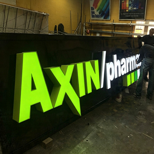 Letrero Luminoso LED Acrílico con Logotipo, 2700K, Blanco Cálido Suave, Decoración de Pared Rectangular, Fácil Instalación, Uso en Oficina - Product Image 3