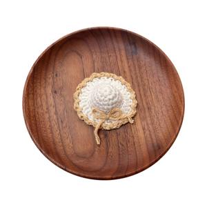 หมวกถักโครเชต์ทำด้วยมือสำหรับตุ๊กตาผ้าฝ้าย10-cm และหมีตัวยาว13ซม. สำหรับทุกเพศทุกวัย8 + - Product Image 6