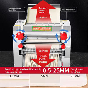 Machine à pétrir et à étaler les pâtes professionnelle 300, sans couteau, de comptoir, haute puissance, pour <span class=keywords><strong>pain</strong></span> vapeur, <span class=keywords><strong>pain</strong></span> à la vapeur et raviolis - Product Image 4