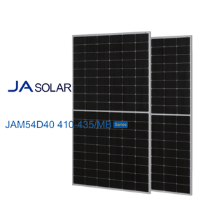 Módulo Monocristalino Bifacial de Doble Vidrio de Alta Eficiencia <span class=keywords><strong>JA</strong></span> <span class=keywords><strong>Solar</strong></span> JAM54D40 Serie <span class=keywords><strong>410</strong></span>-435/MB, 415w 425w 435w, Sistema Fotovoltaico, Tipo N, Media Celda - Product Image 1