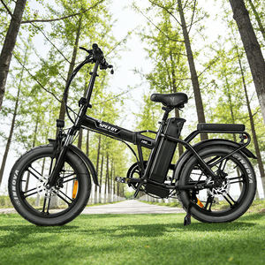 Vélo électrique pliable au meilleur prix, vélo électrique pliable Q30 conforme à la norme européenne, 250W, autonomie de 40 km, 20 pouces, 48V, 15.6AH, Fatbike pour les trajets urbains et courts - Product Image 1