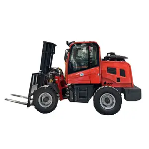 Hydraulic Off Road Price telehandler telescopic boom forklift 4x4 All Terrain diesel forklift Loader