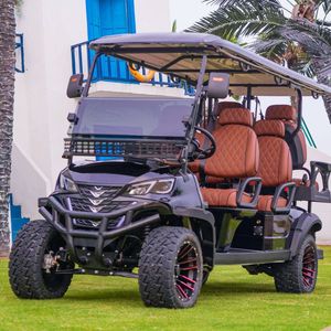 Voiturette de golf électrique 4 places 2026, scooter de mobilité motorisé à batterie lithium 4 roues, mini-golf pour adultes pour routes non publiques - Product Image 1