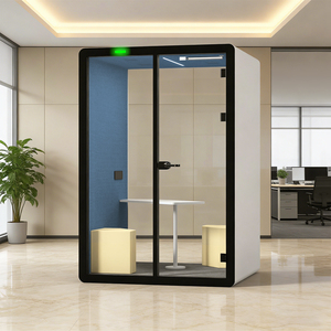 Cabina de Oficina Modular Prefabricada Moderna Insonorizada con Paneles Acústicos para Uso en Interiores/Exteriores, Último Modelo de Cabina de Oficina Silenciosa - Product Image 2