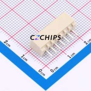 ZX-HA2.54-7PZZ-GW Wire-to-Board Pin Header Through hole Component (THT),P=2.5mm Connector 1x7P 2.5mm Through Hole 7P - Product Image 2