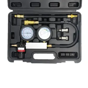 XCTOOL Engine Compression Tester Gauges Cylinder Detector Leakage Leak Down Tester Kit XC1209