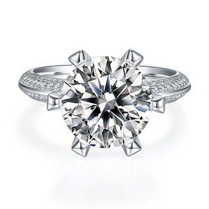 Bague de fiançailles XINGYUE Fashion Ring avec certificat GRA, moissanite, couleur D, qualité VVS, diamant moissanite, argent 925 - Product Image 3